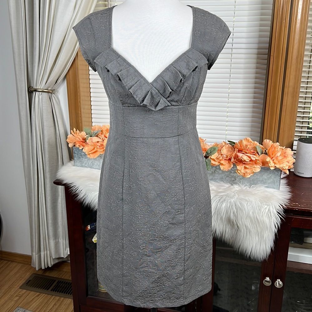 Nanette Lepore Jacquard Cap Sleeve Dress Size 4